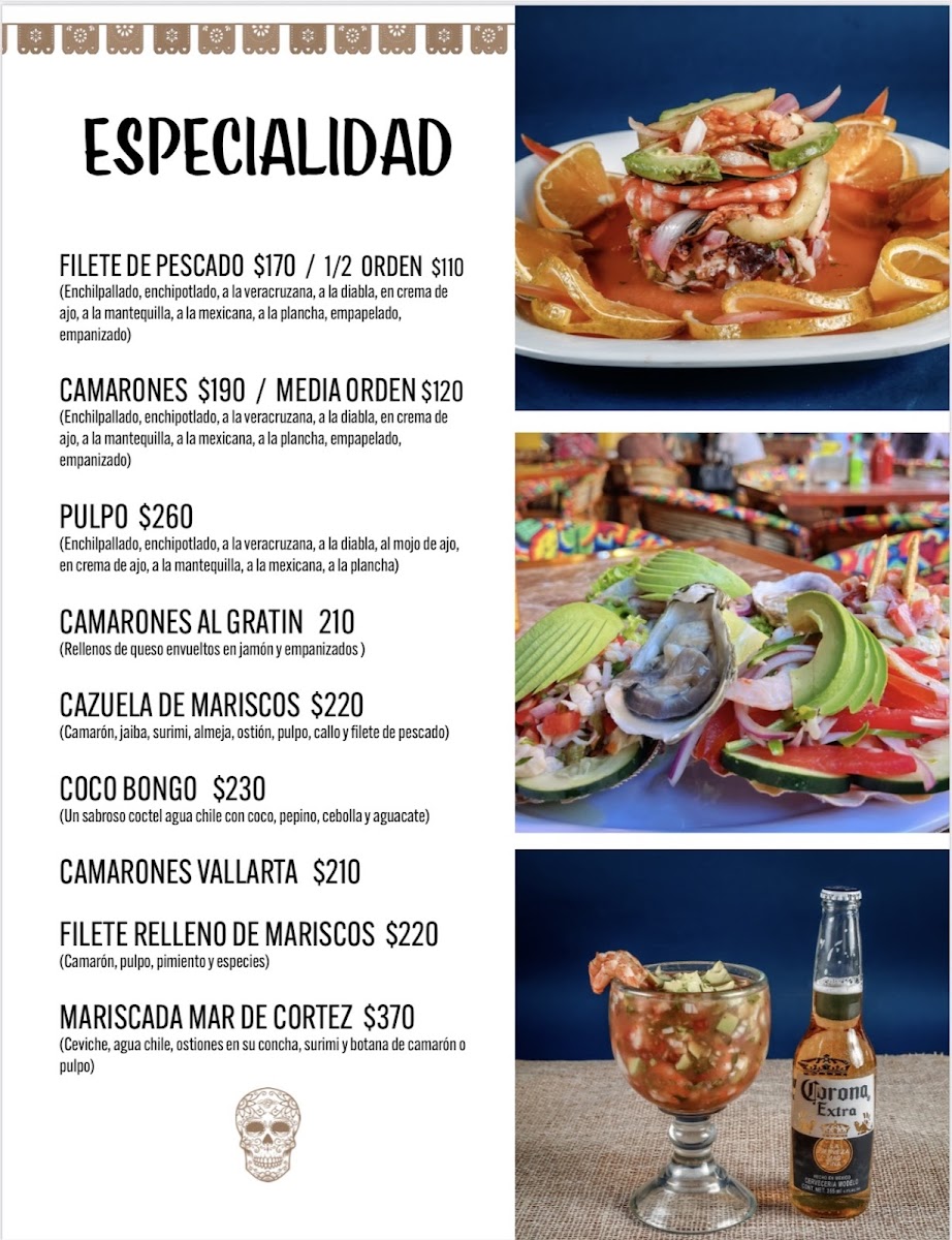 Palapa Restaurante Bar Menu - Image 3